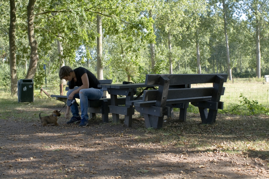 Volledig gerecycled kuststof meubilair